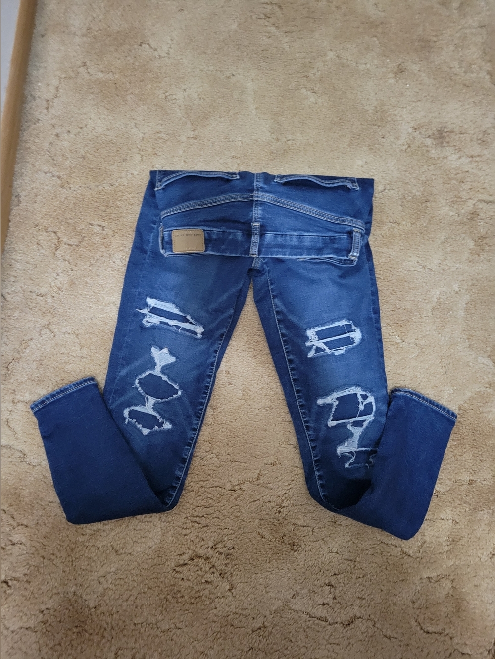 American Eagle Outfitters Dark Blue Stretch Jeans